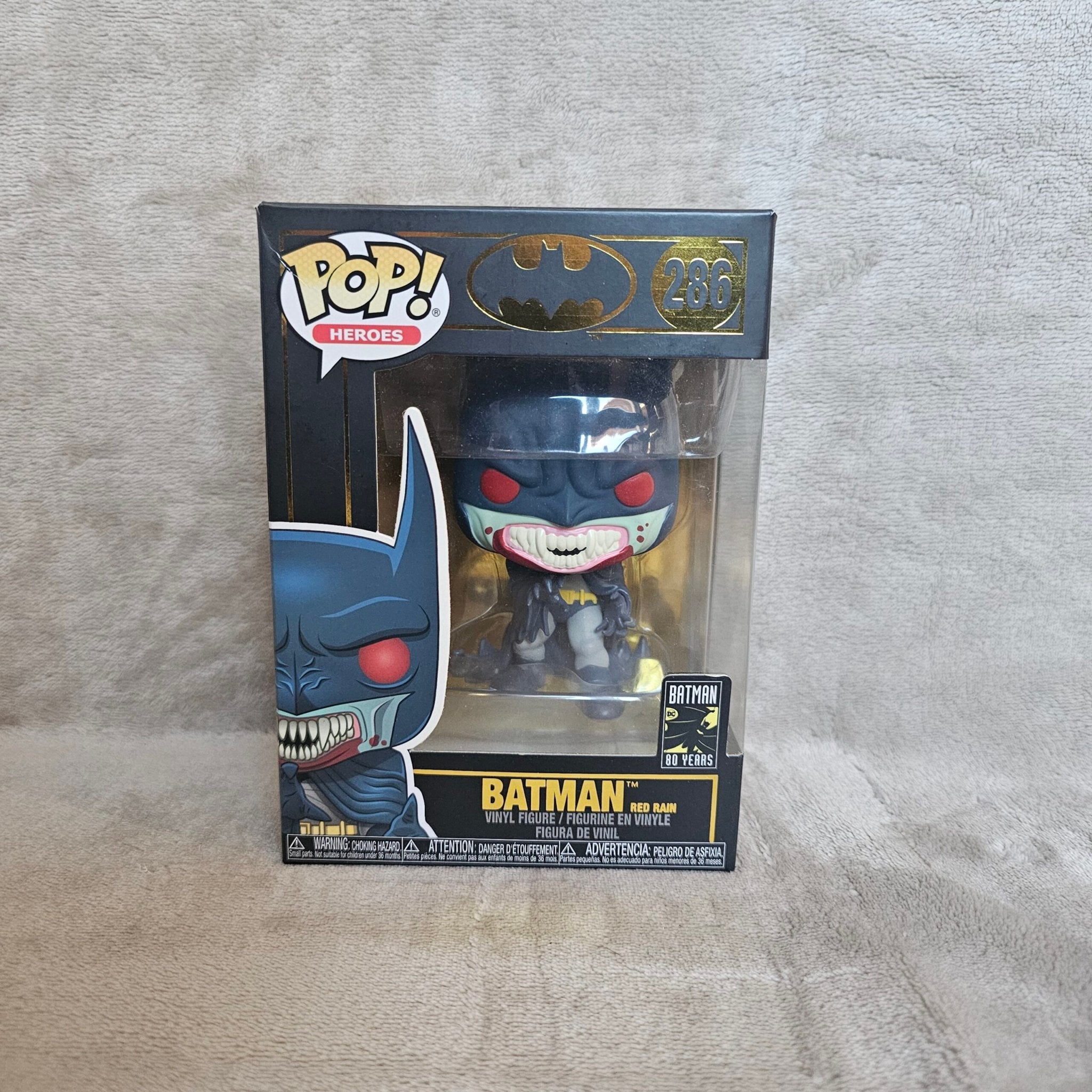 Batman | 80th Anniversary Red Rain Batman, Gebruikt, Funko, Onbekend, Ophalen of Verzenden