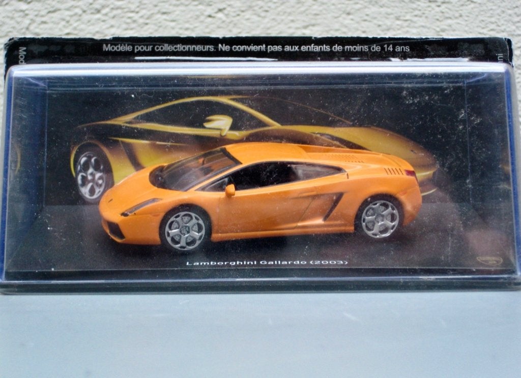 Lamborghini Gallardo 2003 Hachette 1:43, Ophalen of Verzenden, Nieuw, Auto, Overige merken