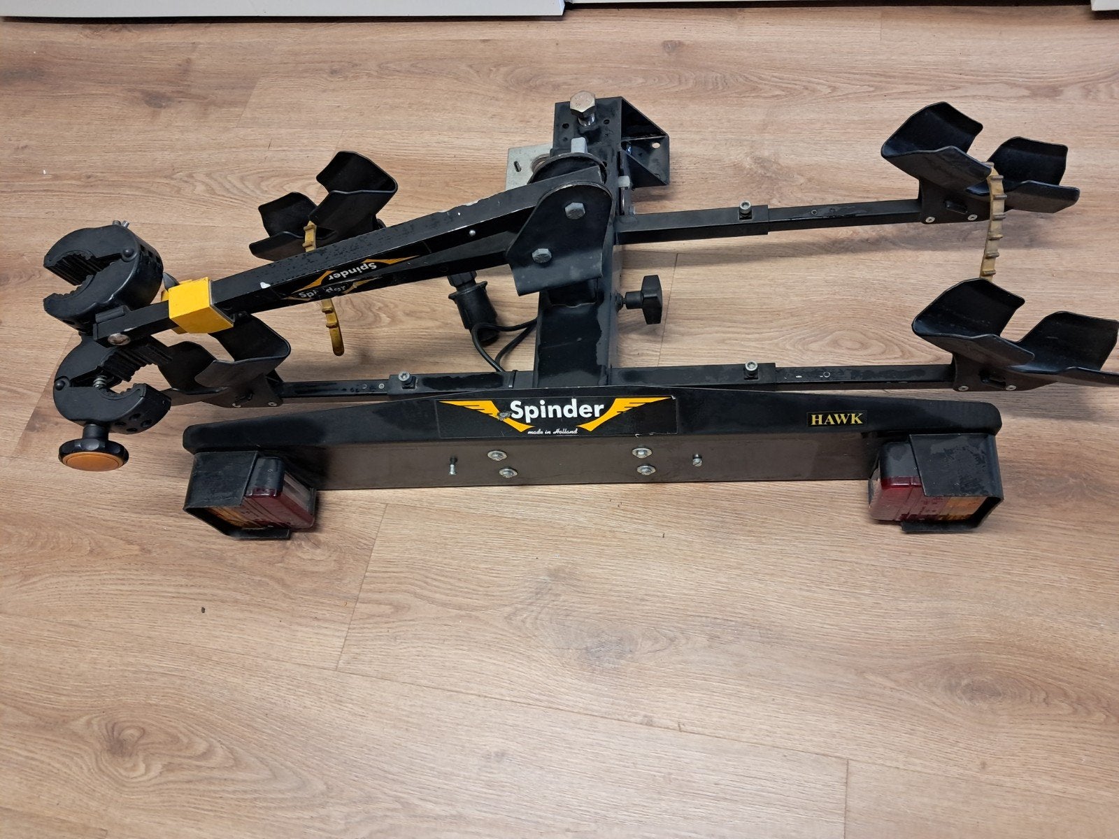 fietsendrager Spinder Hawk, Ophalen, 2 fietsen, Gebruikt, Trekhaakdrager