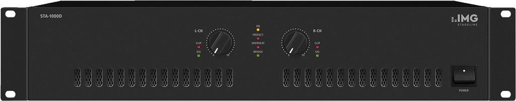 Stageline STA1000D eindversterker, Muziek en Instrumenten, Versterkers | Keyboard, Monitor en PA, Nieuw, Overige typen, 500 tot 1000 watt