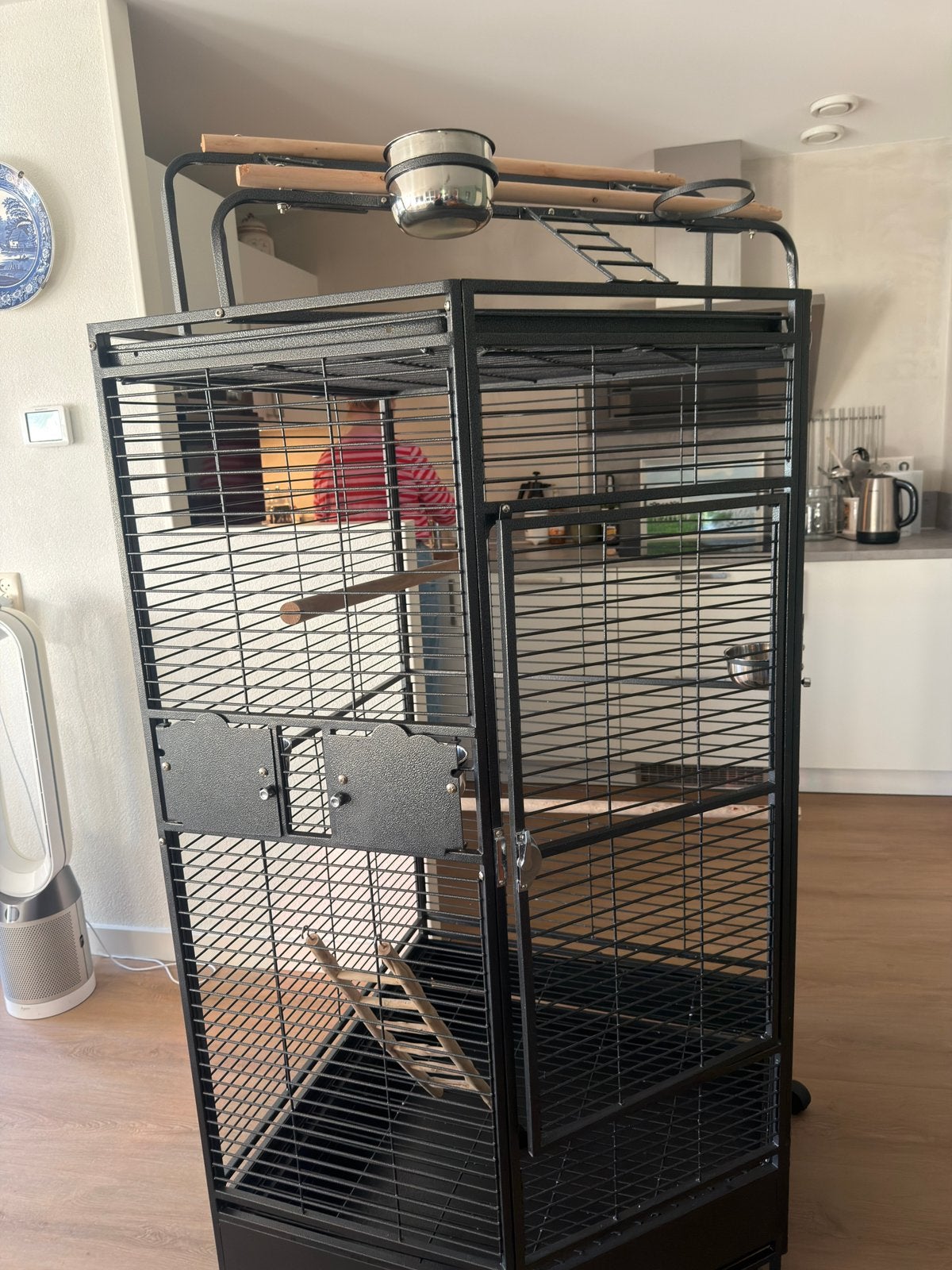 Papegaaienkooi Strong villa erica, Ophalen, Zo goed als nieuw, Metaal, Vogelkooi