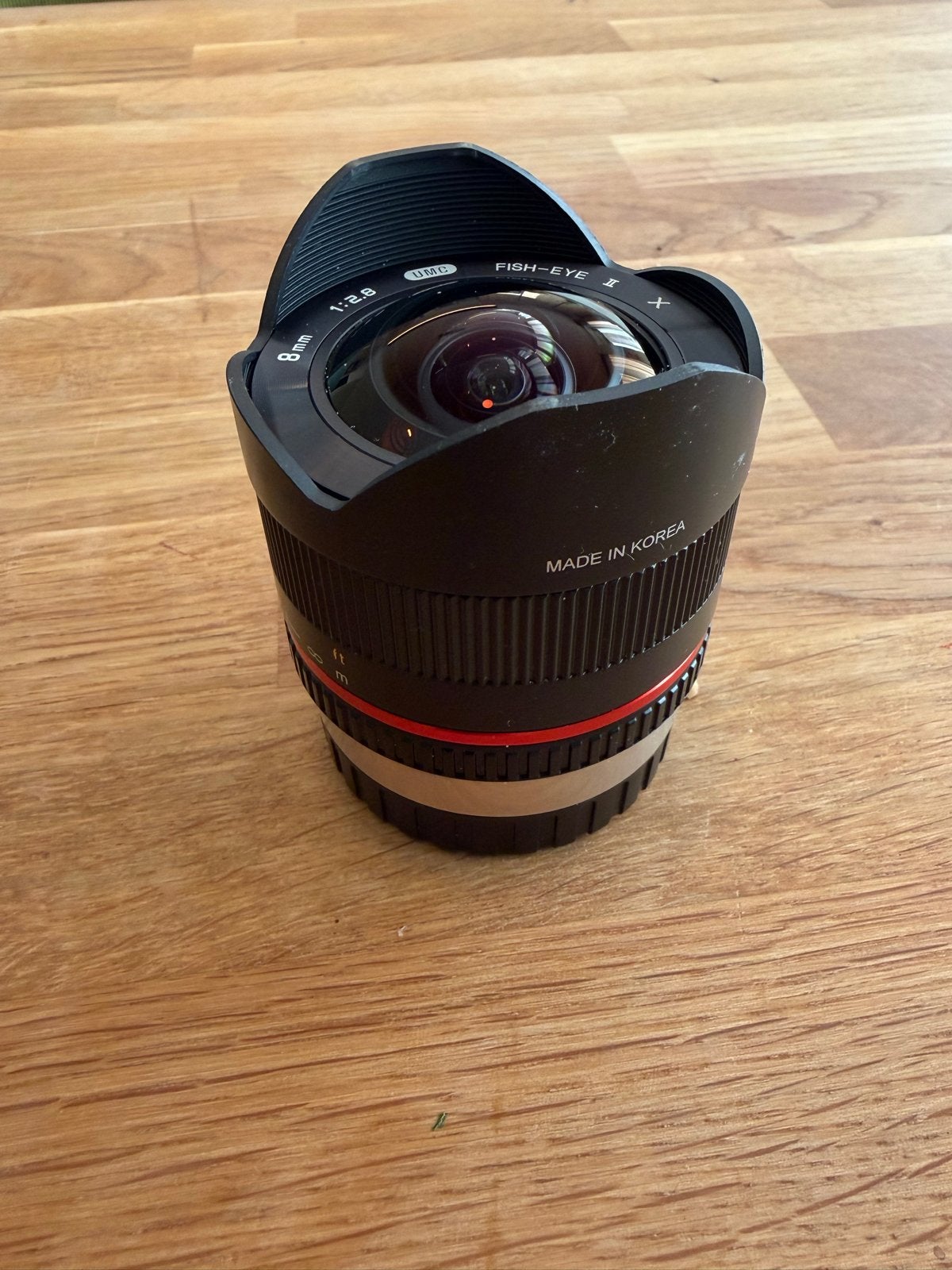 Samyang 8mm f/2.8 UMC Fisheye II lens, Audio, Tv en Foto, Samyang, Fisheye-lens, Ophalen of Verzenden, Zo goed als nieuw