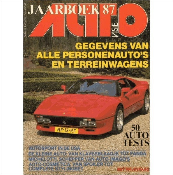 Autovisie Jaarboek 1987 #1 Nederlands, Ophalen of Verzenden, Gelezen, Algemeen