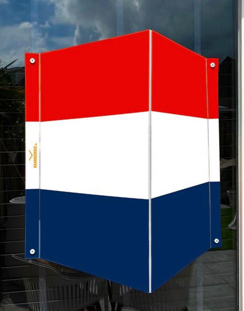 Raambord Nederlandse vlag, Diversen, Vlaggen en Wimpels, Ophalen of Verzenden, Nieuw