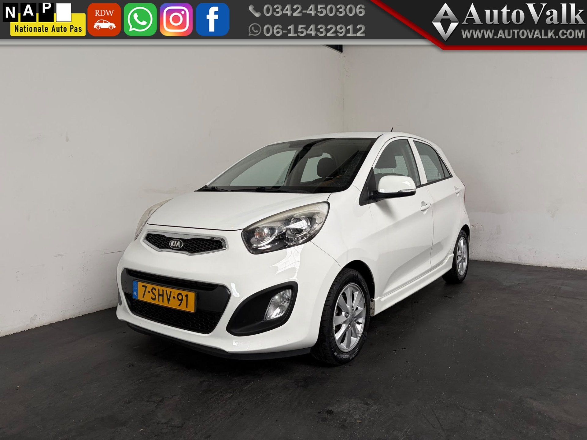 Kia Picanto 1.0 CVVT ISG Plus Pack. AIRCO. (bj 2013), Voorwielaandrijving, Euro 5, Gebruikt, 400 kg