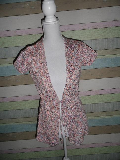 (VT09) Gekleurd vest met striksluiting – LIV maat 38, LIV, Ophalen of Verzenden, Zo goed als nieuw, Maat 38/40 (M)