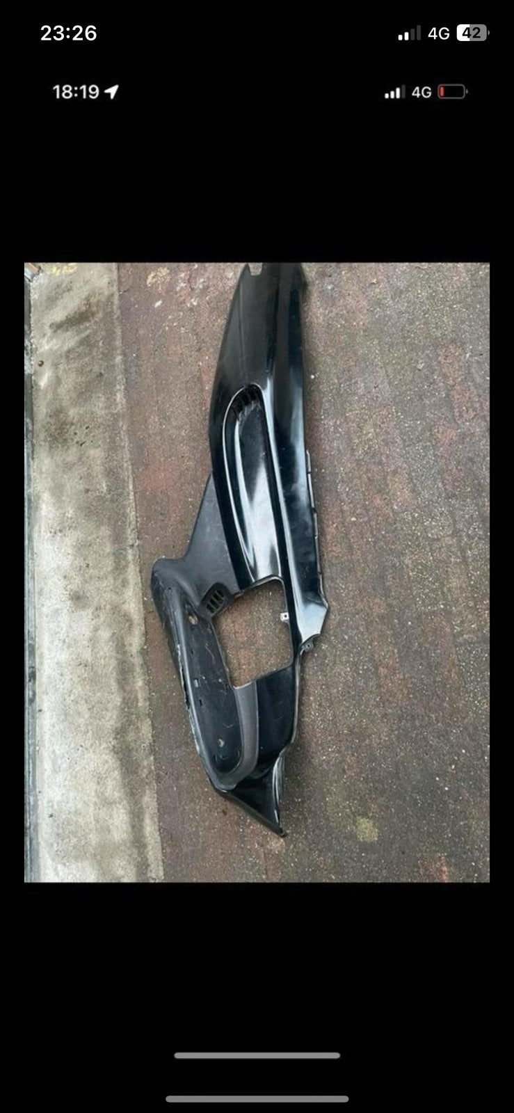 gilera runner achter kap, Ophalen