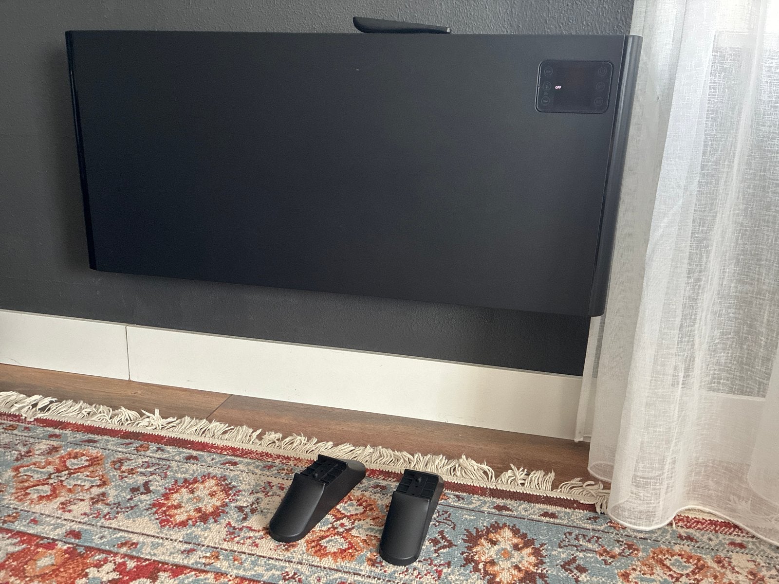 Eurom Convector kachel 2000W met Wifi en afstandsbediening, 30 tot 80 cm, Kachel, Ophalen of Verzenden, Zo goed als nieuw