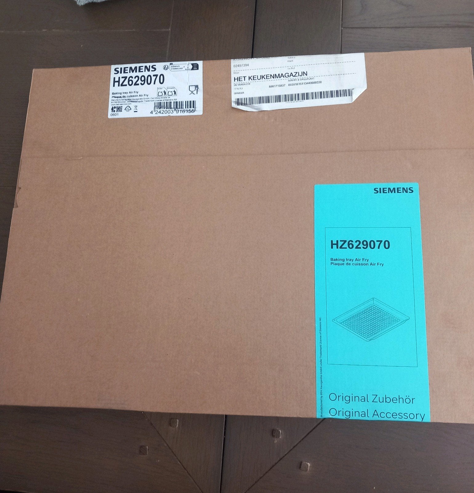 Air Fry bakplaat Siemens, Ophalen of Verzenden, Nieuw, Minder dan 45 cm