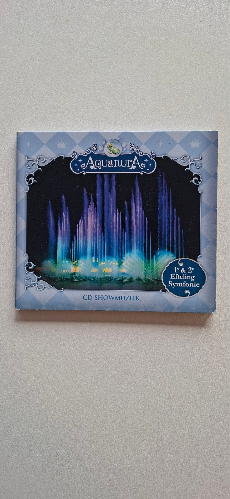 Efteling Showmuziek CD Aquanura 1e & 2e Symfonie, Verzamelen, Verzenden, Zo goed als nieuw, Overige typen
