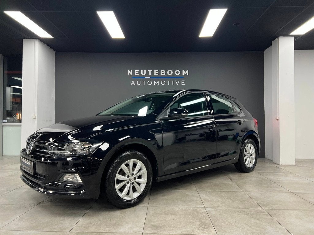 Volkswagen Polo 1.0 TSI Highline | Clima | Camera | Virtual, Voorwielaandrijving, Gebruikt, Zwart, 95 pk
