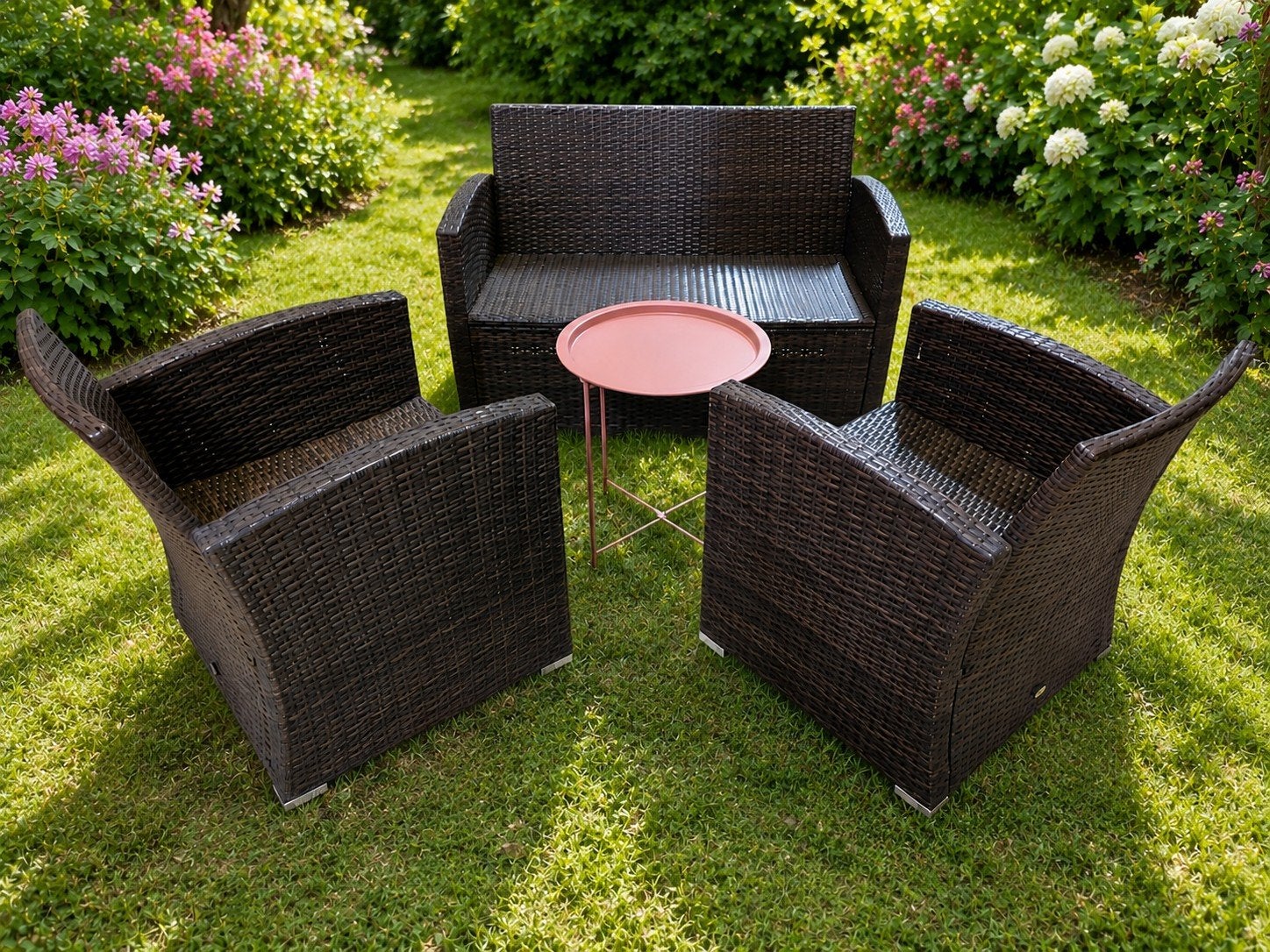 Tuin meubel Set Lounge Set, Tuin en Terras, Ophalen, Zo goed als nieuw