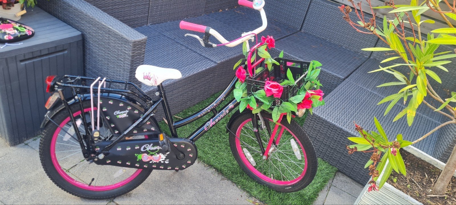 20 inch meisjesfiets, Fietsen en Brommers, Fietsen | Kinderfietsjes, Ophalen, Gebruikt, 20 inch of meer