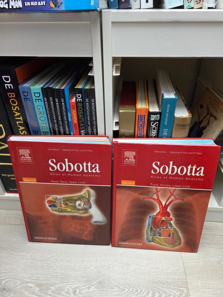 Sobotta - Atlas of Human Anatomy compleet, Ophalen of Verzenden, Beta, Zo goed als nieuw, WO
