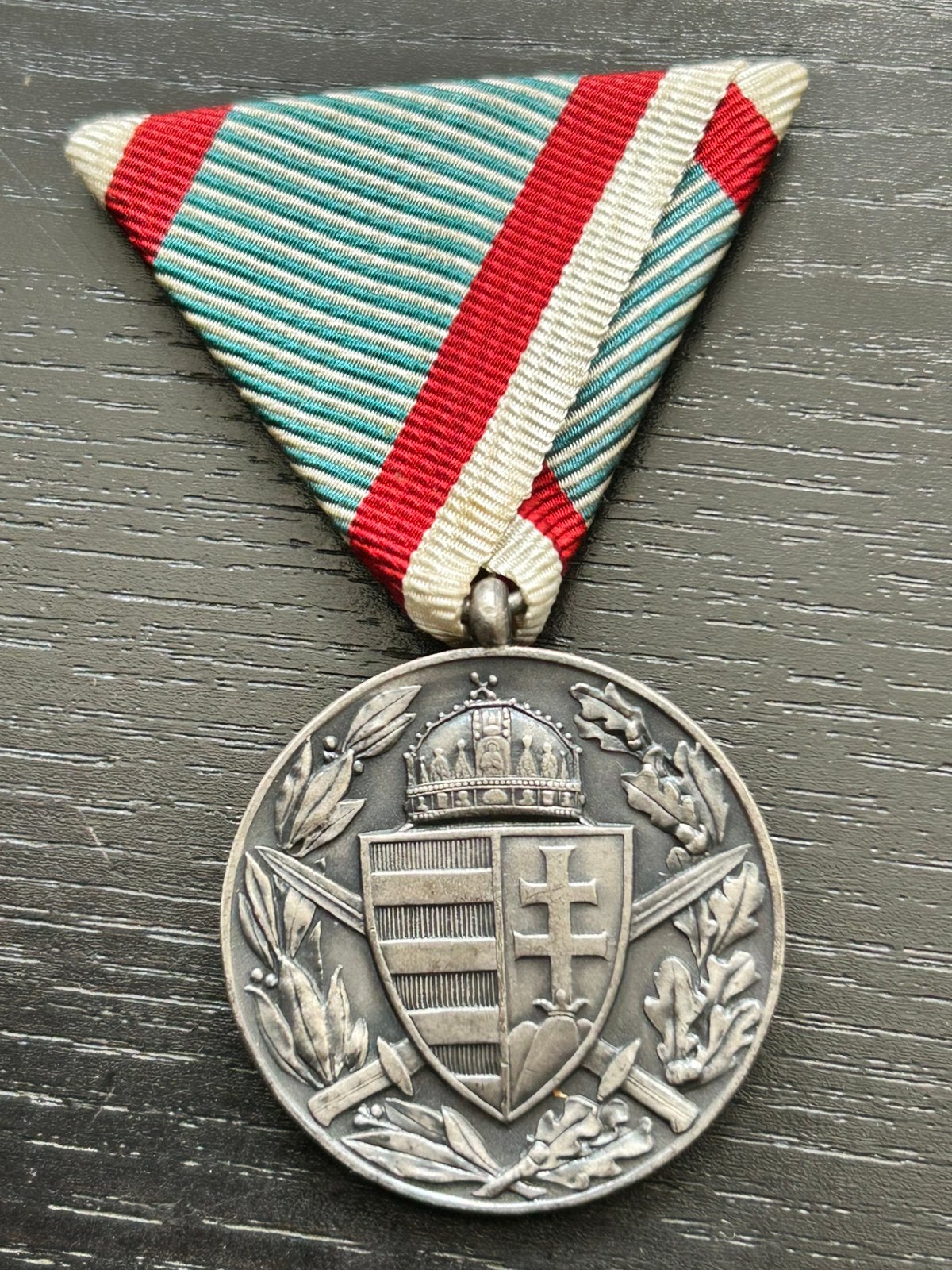 WO1 Hongaarse veteranen medaille, Ophalen of Verzenden, Landmacht, Overige gebieden, Lintje, Medaille of Wings