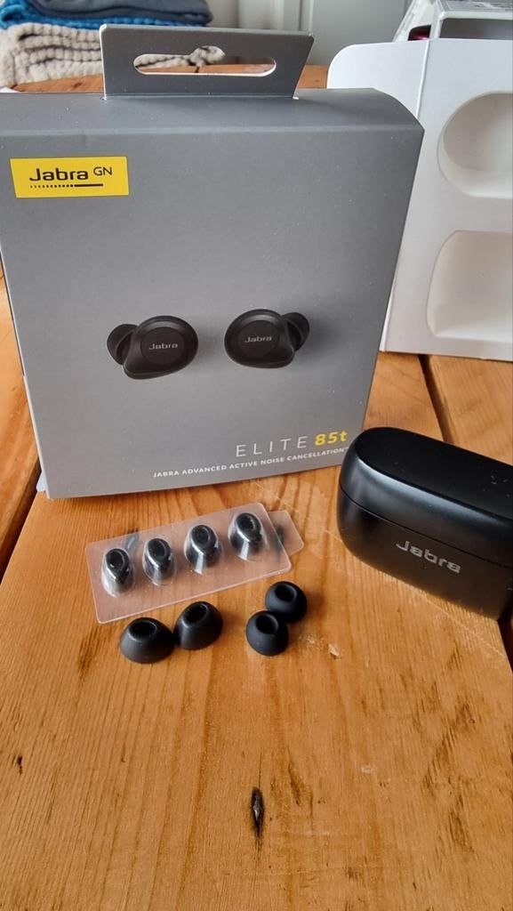 Jabra Elite 85t, Audio, Tv en Foto, Koptelefoons, Overige merken, Gebruikt, Bluetooth, Op oor (supra aural)
