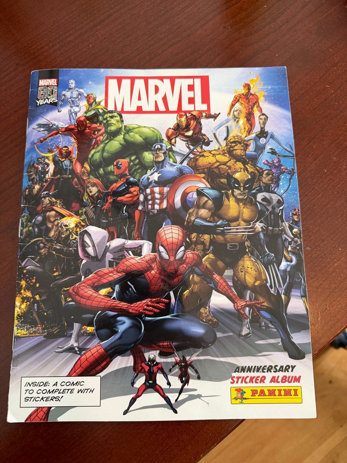 Marvel 80 Years Anniversary Sticker Album Panini, Verzamelen, Ophalen of Verzenden, Zo goed als nieuw, Strip of Tekenfilm