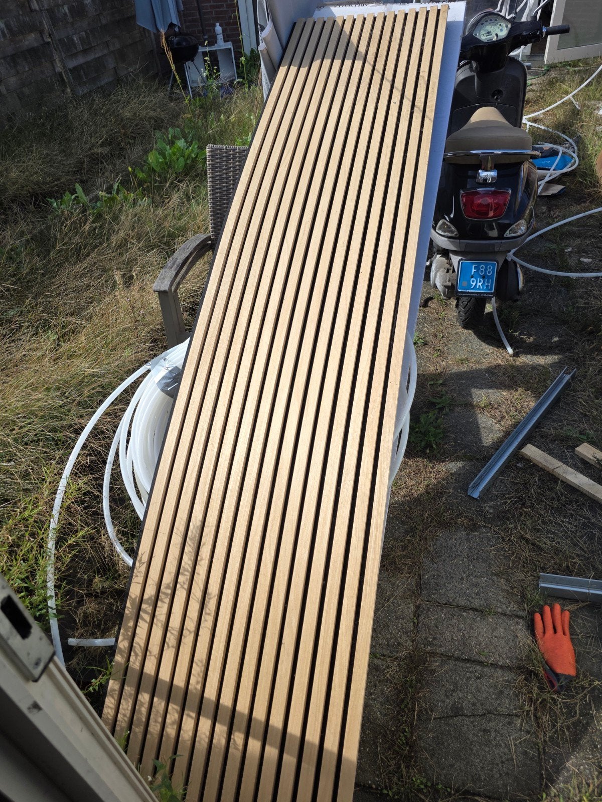 5 Akupanelen 270x60 cm in 5 verschillende kleuren, Doe-het-zelf en Verbouw, Minder dan 25 mm, Overige typen, Nieuw, Ophalen of Verzenden