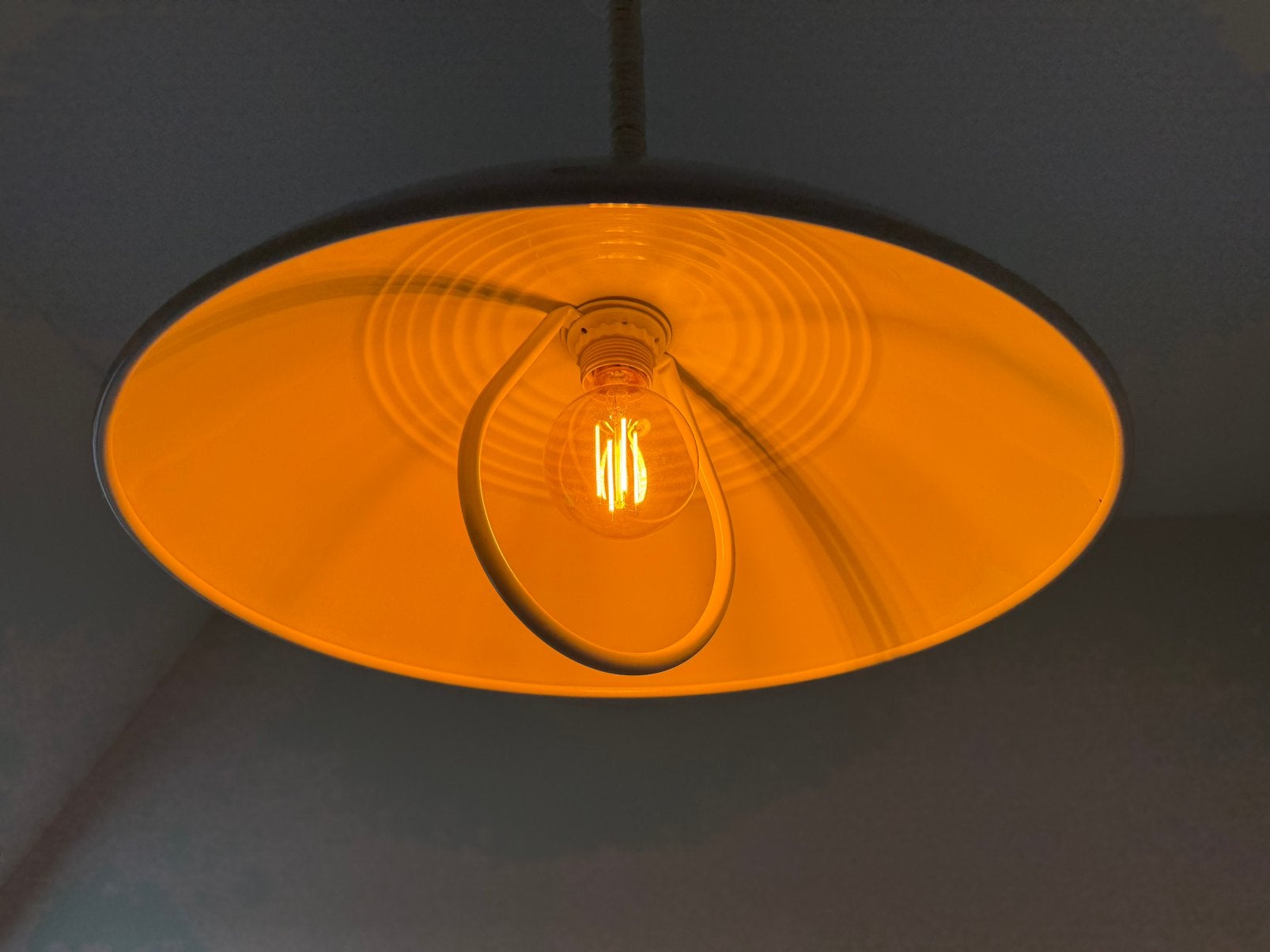 Vintage metalen pendant hanglamp | Dijkstra jaren ‘70, Zo goed als nieuw, Metaal, Dijkstra dutch design raak hala herda gepo vintage mid-century
