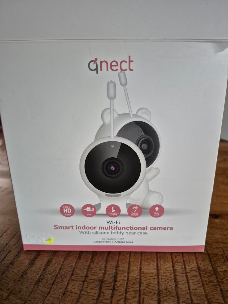 Gnect Smart Indoor Multifunctionele Camera, Ophalen of Verzenden, Zo goed als nieuw, Minder dan 100 meter, Camera