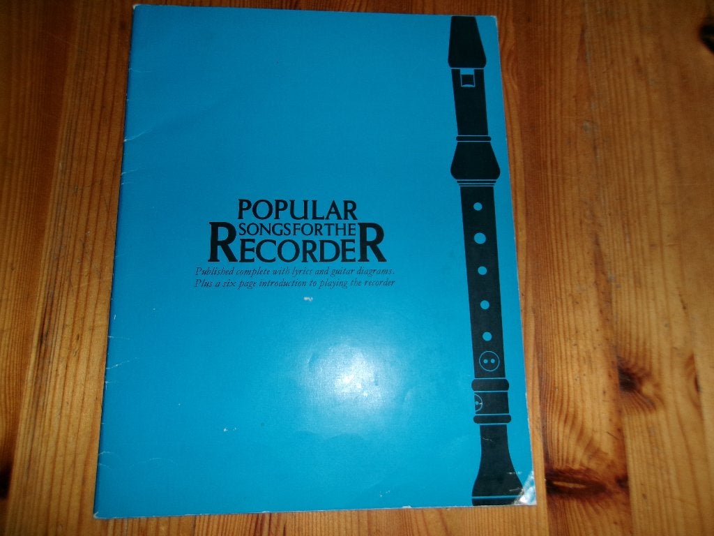 Popular songs for the recorder - clive a. Sansom, Muziek en Instrumenten, Bladmuziek, Blokfluit, Gebruikt, Ophalen of Verzenden