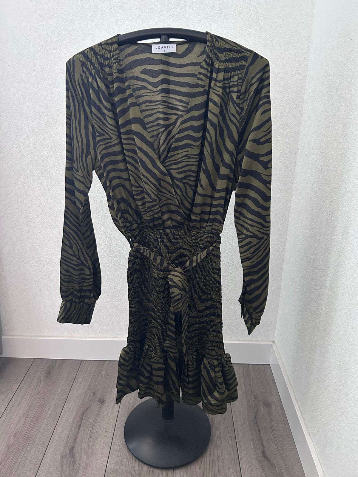 Loavies jurk met zebraprint - Maat S, Ophalen of Verzenden, Zo goed als nieuw, Maat 36 (S), Boven de knie