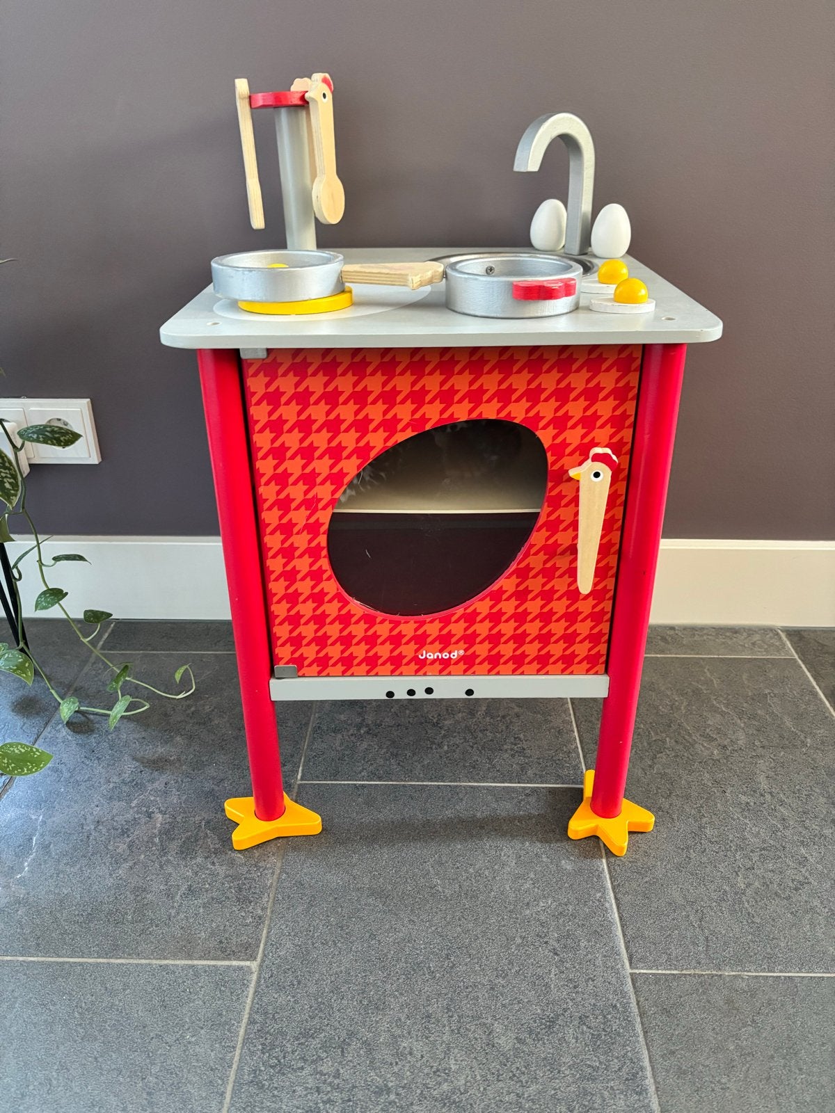 Janod Houten Speelkeuken met Accessoires, Ophalen, Gebruikt, Hout, Speelkeuken