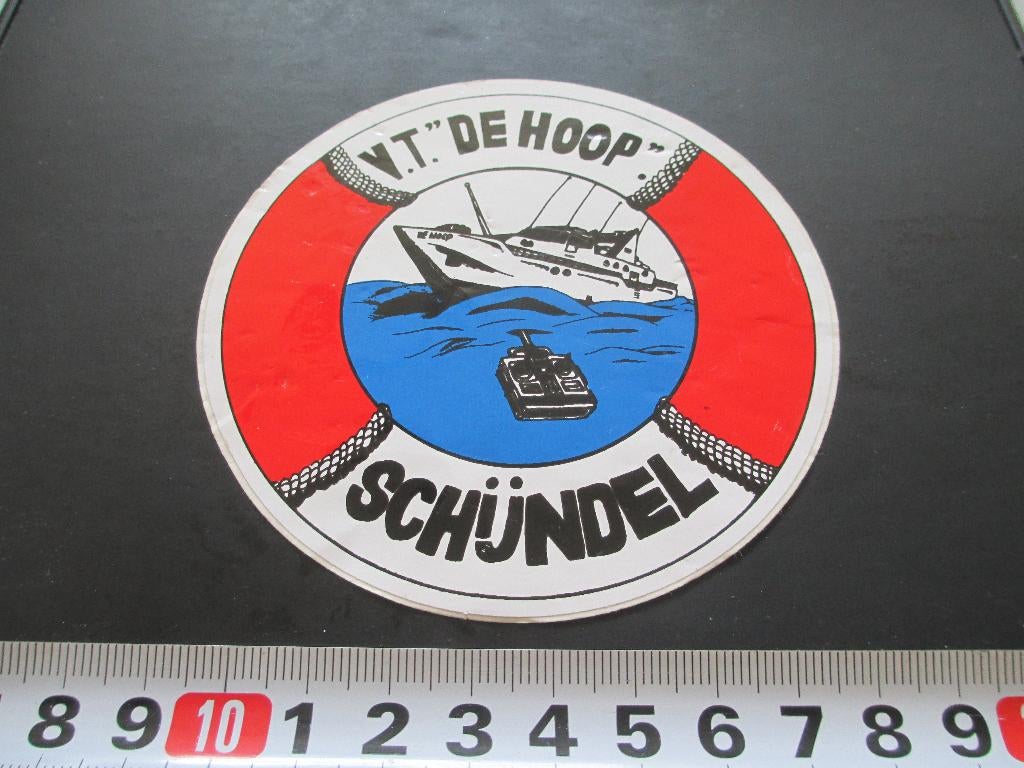 sticker modelbouw VT DE HOOP schijndel, Verzamelen, Ophalen, Zo goed als nieuw