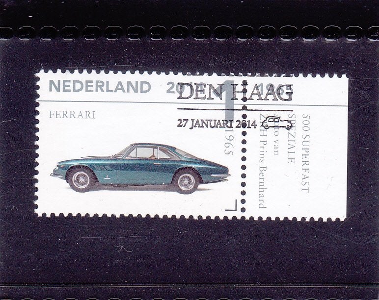 postzegel Nederland met Tab (Auto), Postzegels en Munten, Postzegels | Nederland, Verzenden, Na 1940, Gestempeld