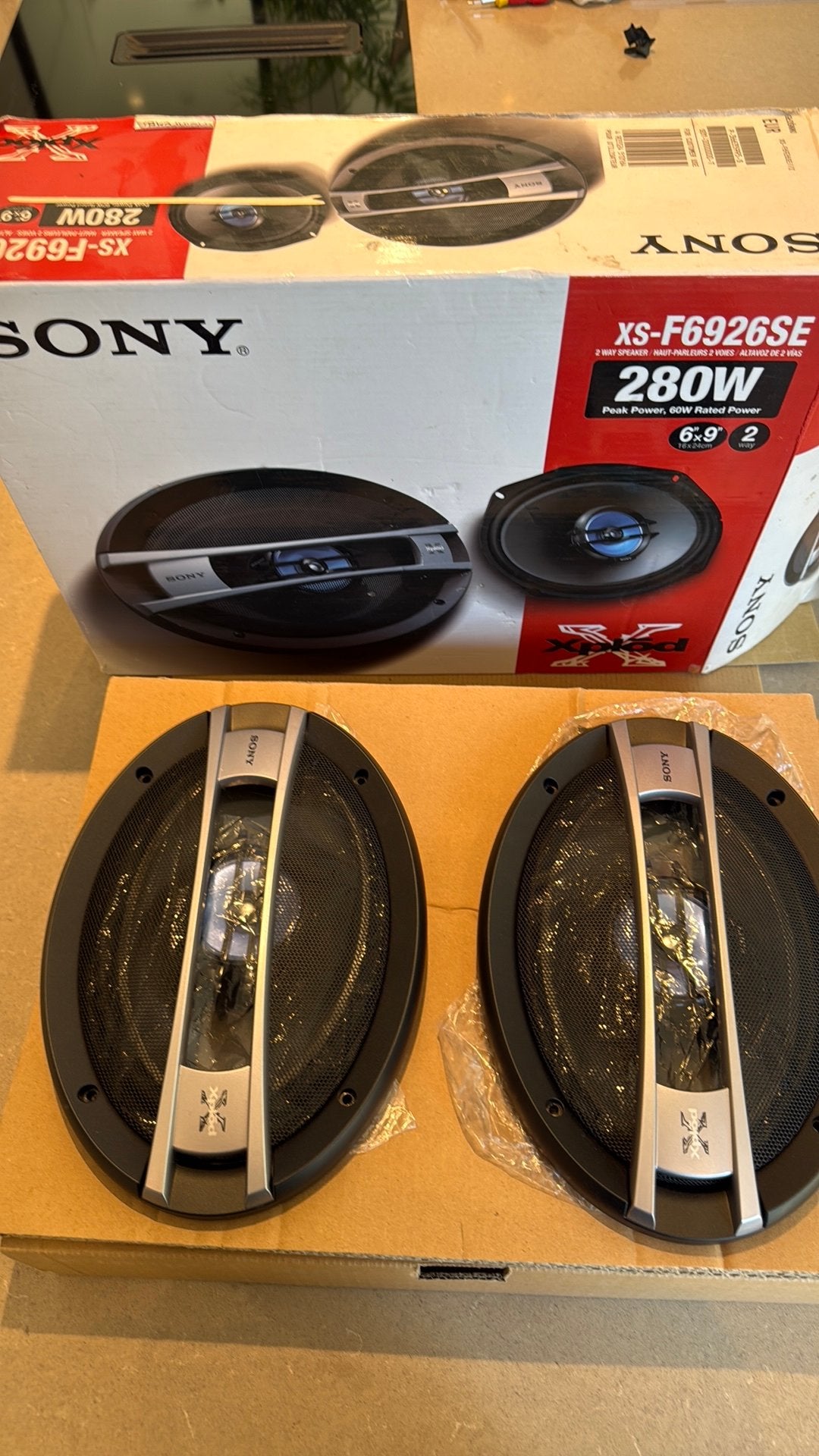 Sony XS-F6926SE 2-weg speakerset 280W, Auto diversen, Ophalen, Gebruikt