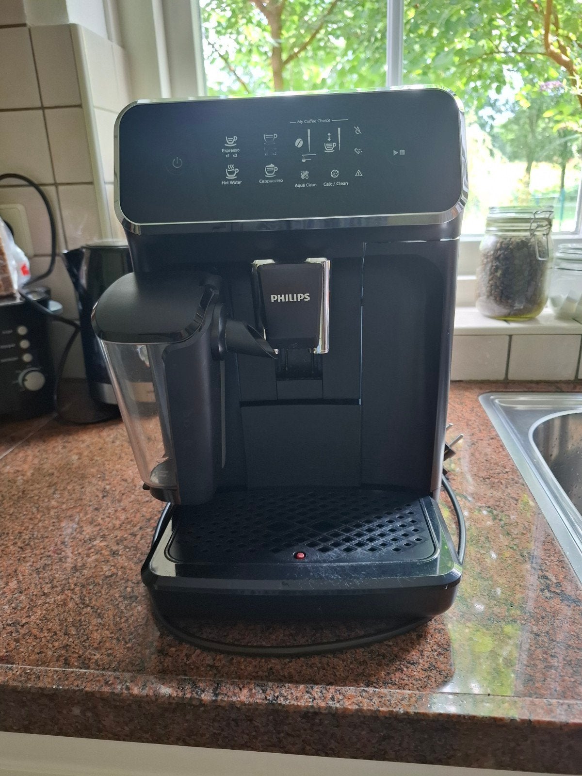 Philips bonen apparaat, Witgoed en Apparatuur, Koffiezetapparaten, Ophalen, Afneembaar waterreservoir, Gebruikt, Koffiemachine