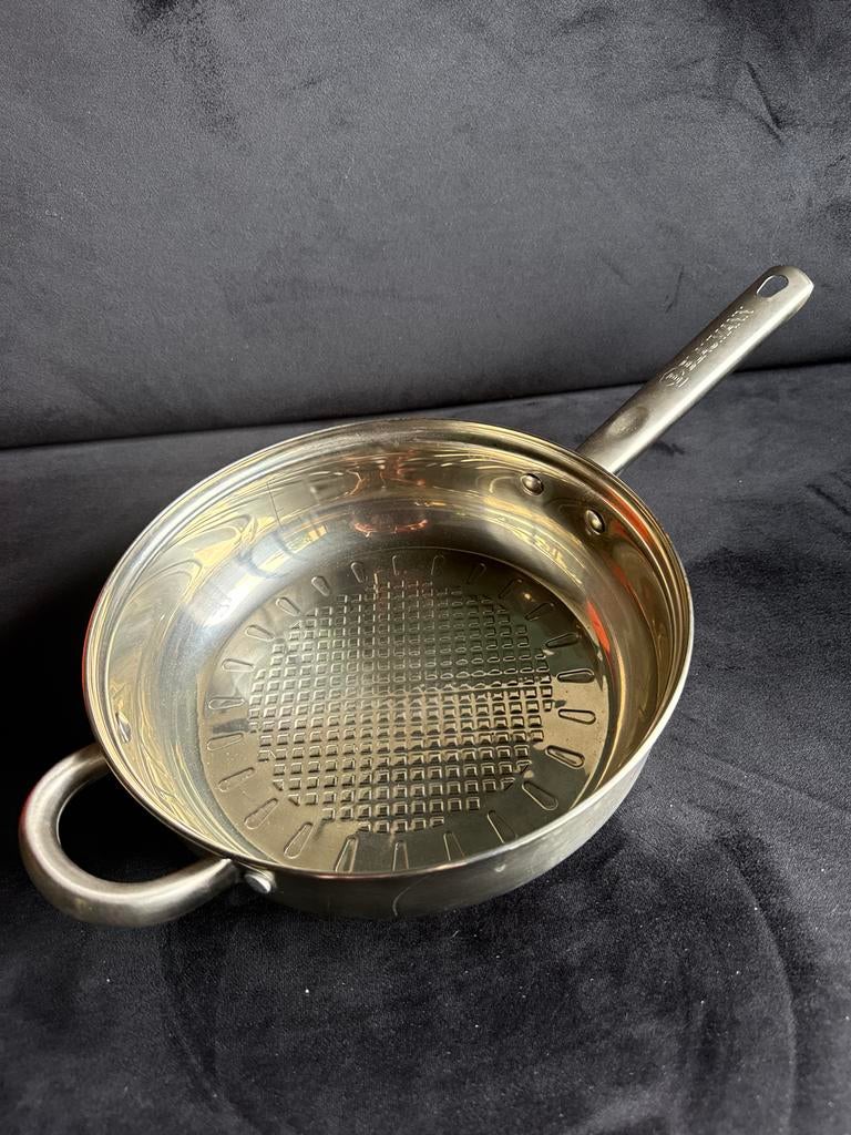 Blaumann pan - Hoge kwaliteit RVS pan ø21-25.5cm, Huis en Inrichting, Keuken | Potten en Pannen, Inductieplaat, Verzenden, Nieuw