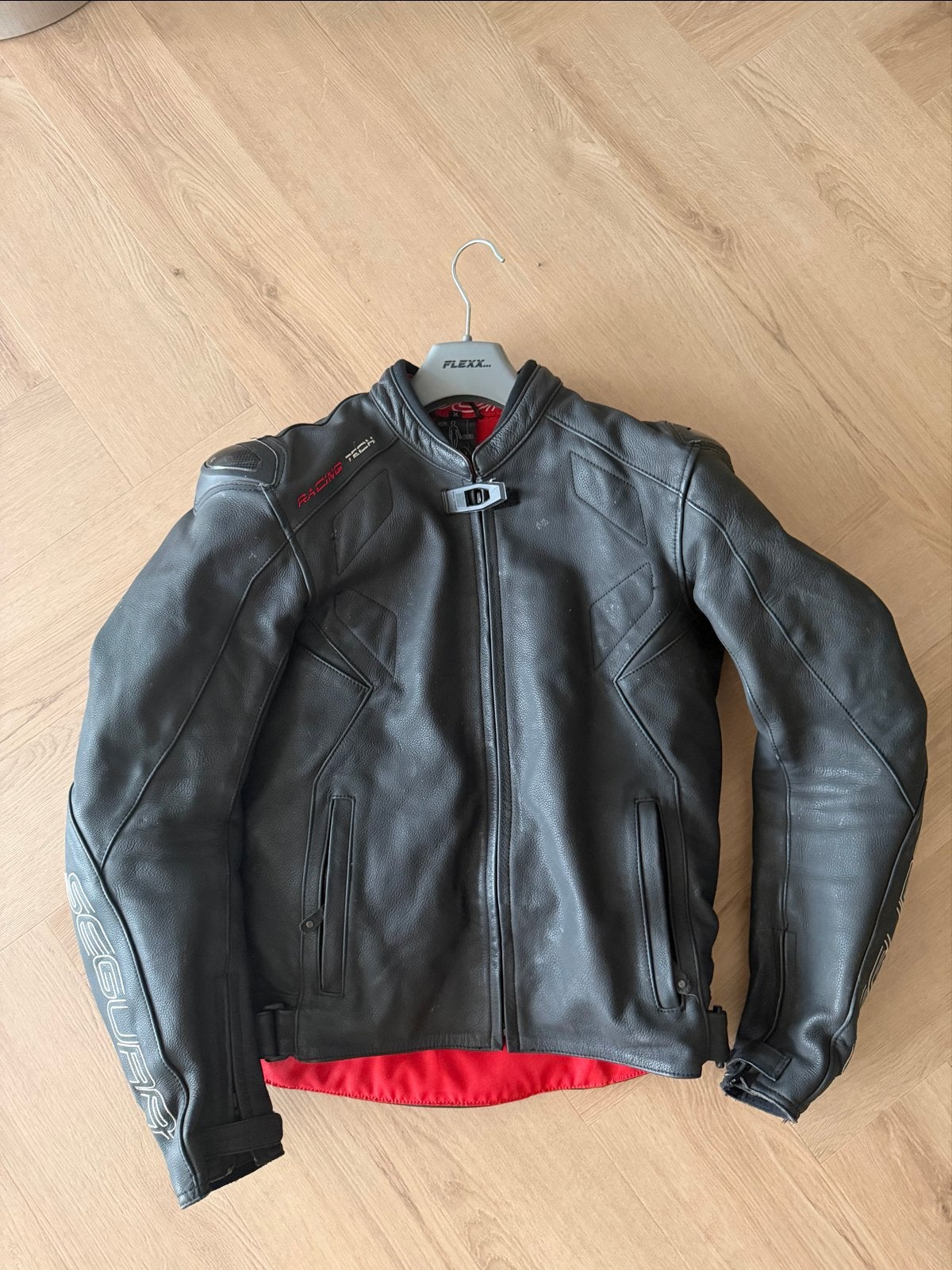 Segura Racing Tech Leren Motorjas Maat M, Motoren, Kleding | Motorkleding, Ophalen of Verzenden, Tweedehands, Heren, Jas | leer