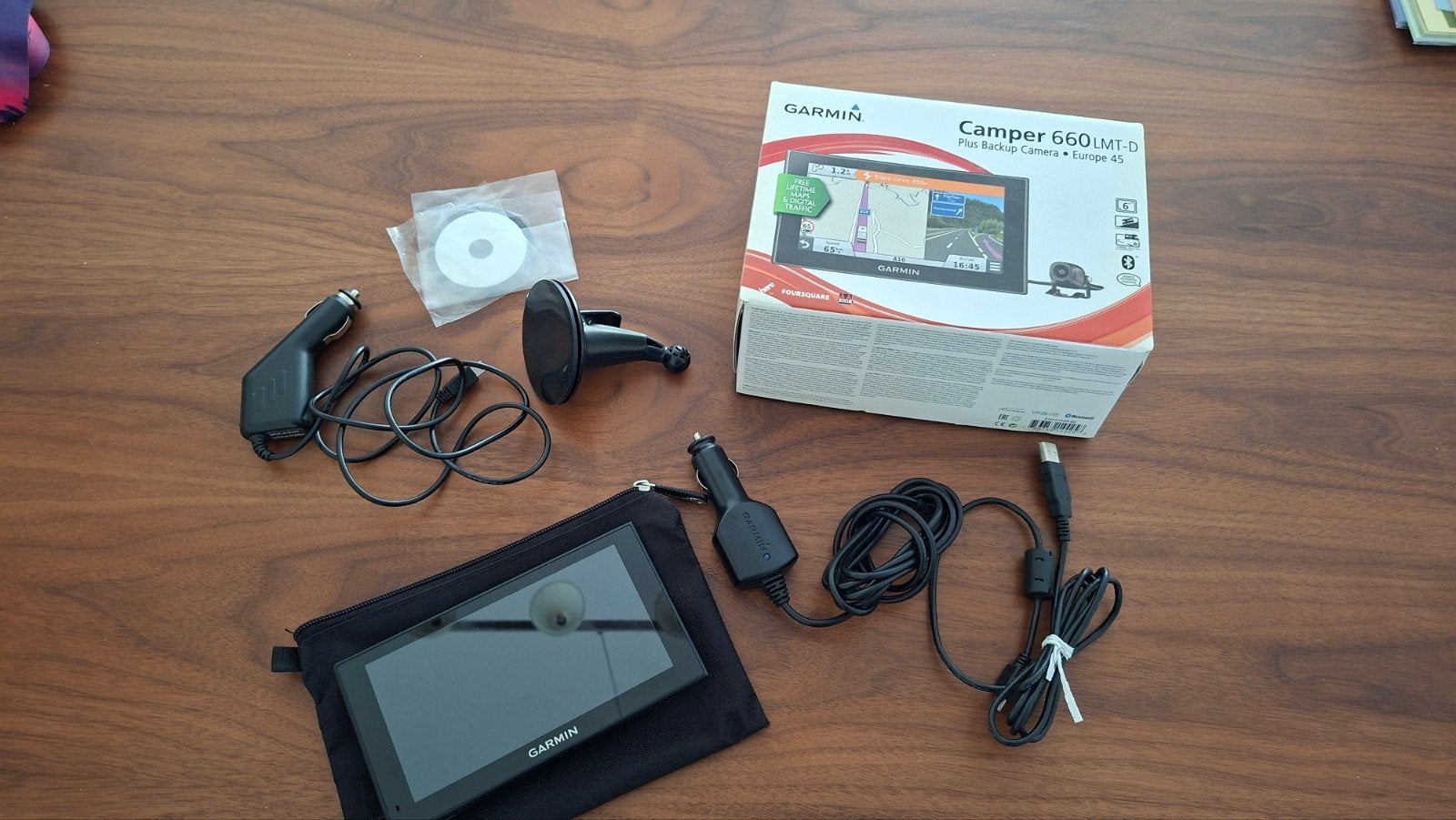garmin camper 660 LMT-D, Auto diversen, Ophalen, Gebruikt