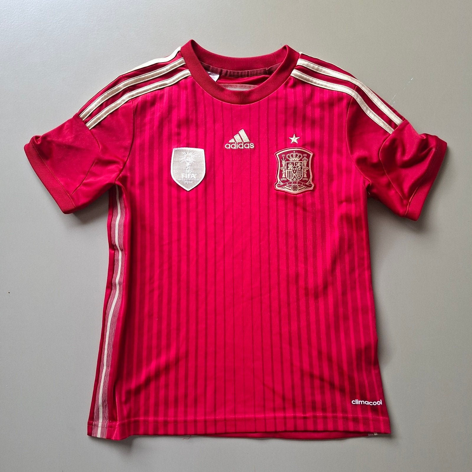 Adidas Spanje Voetbalshirt Rood Maat 152, Ophalen, Jongen of Meisje