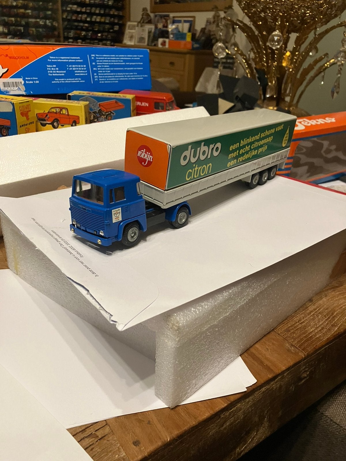 SCANIA 141 V8 Trekker / 3 asser Trailer combinatie  Fenix BV, Ophalen of Verzenden, Zo goed als nieuw, Bus of Vrachtwagen, Wsi