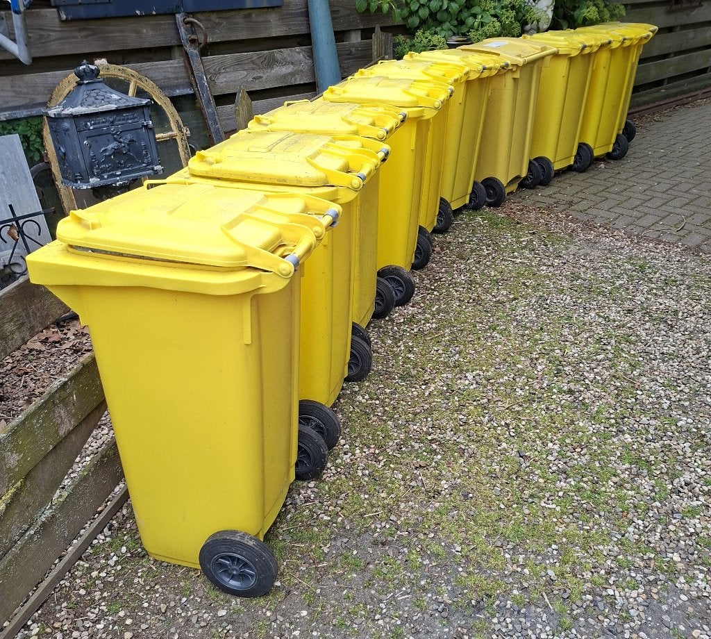Mini Container - Afvalbak - Kliko 120 liter, Ophalen, Kunststof, Gebruikt, Onbekend