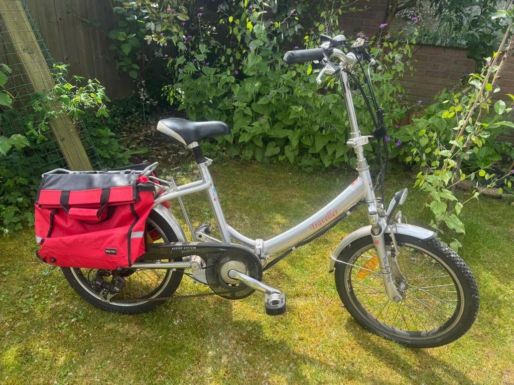 stevige E-BIKE VOUW-FIETS, (accu defect), Ophalen, Gebruikt, 20 inch of meer