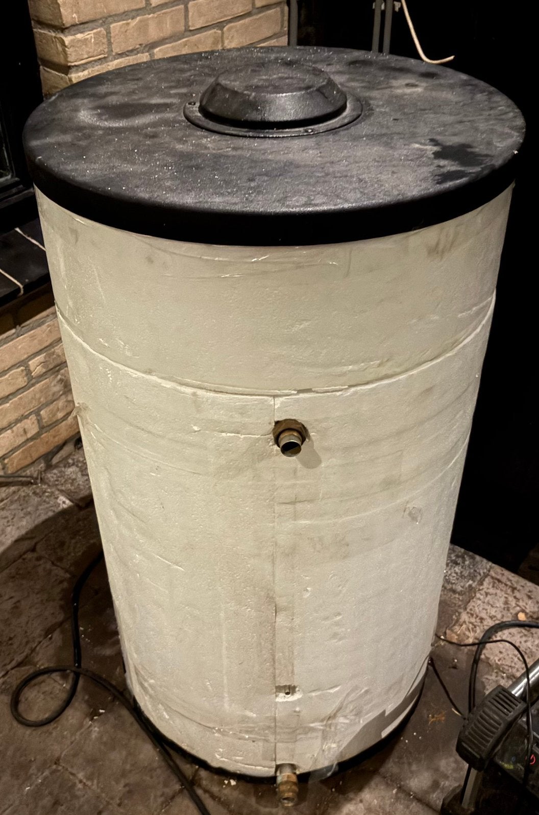 100L RVS Tapwater buffervat met Warmtewisselaar Zonneboiler, Ophalen, Gebruikt, Overige typen