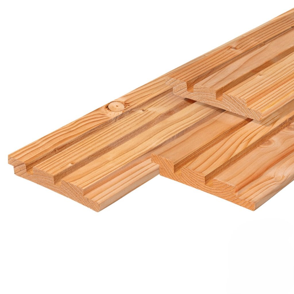 Planken Triple profiel, Douglas 19 x 130mm - Vanaf €8,40, Ophalen, Nieuw, 250 cm of meer, Planken