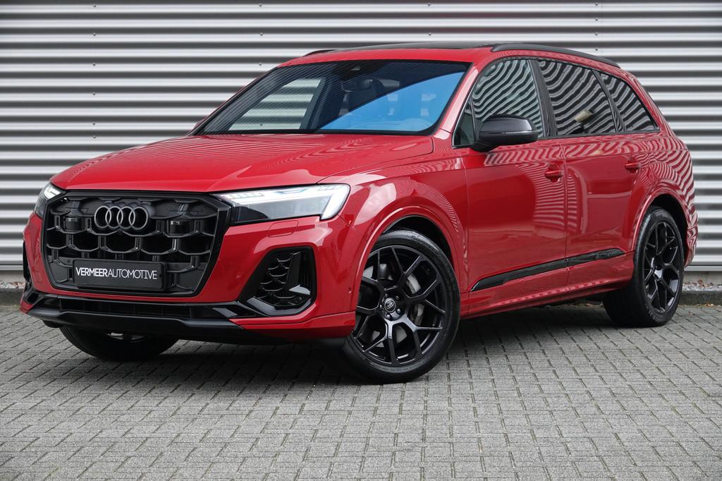 Audi Q7 55 TFSI e quattro Pro Line S | Panorama Dak | Soft C, Auto's, Audi, Automaat, 12 maanden, Gebruikt, Zwart