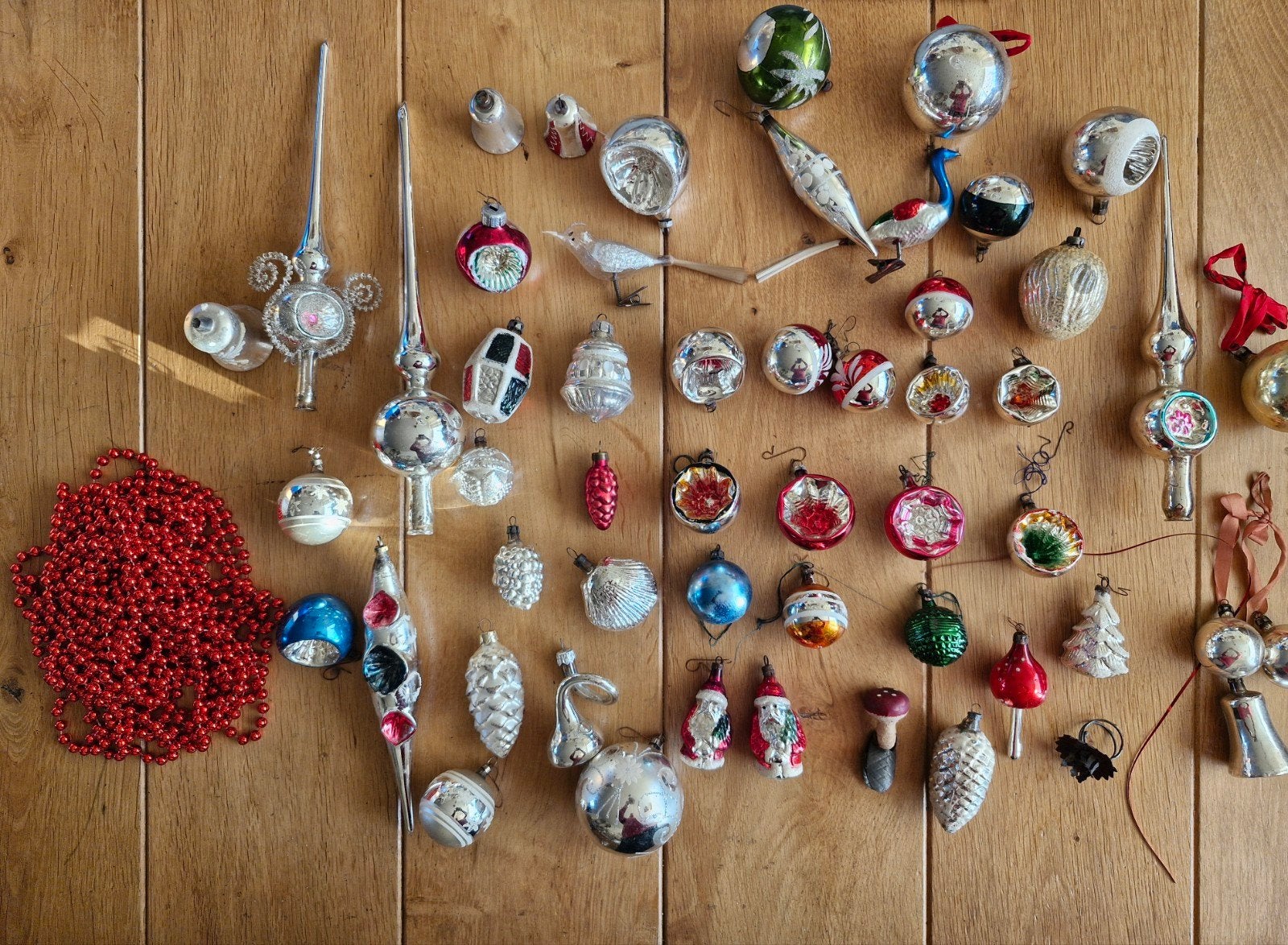 Prachtige collectie vintage kerstboomversiering kerstballen., Diversen, Kerst, Ophalen of Verzenden, Nieuw