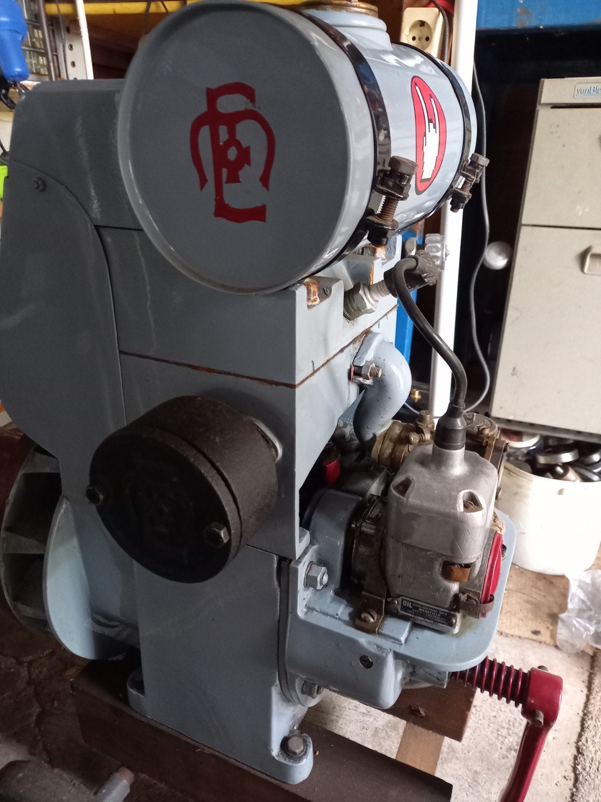 Stationaire motor, Ophalen, Elektromotor