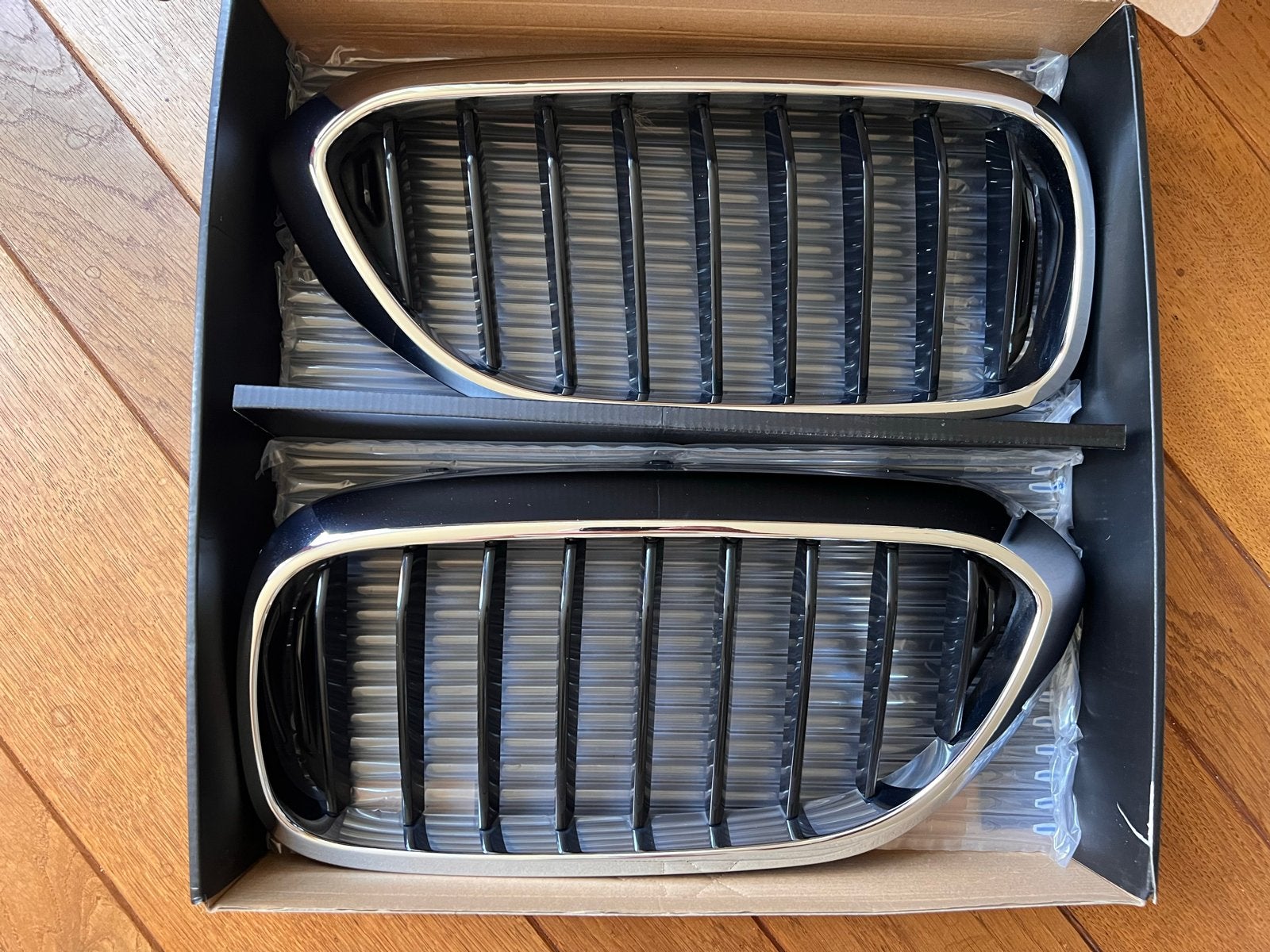 Chromen grill voor BMW 5 Serie G30 (2017-heden), Ophalen of Verzenden, Gebruikt, Voor, BMW
