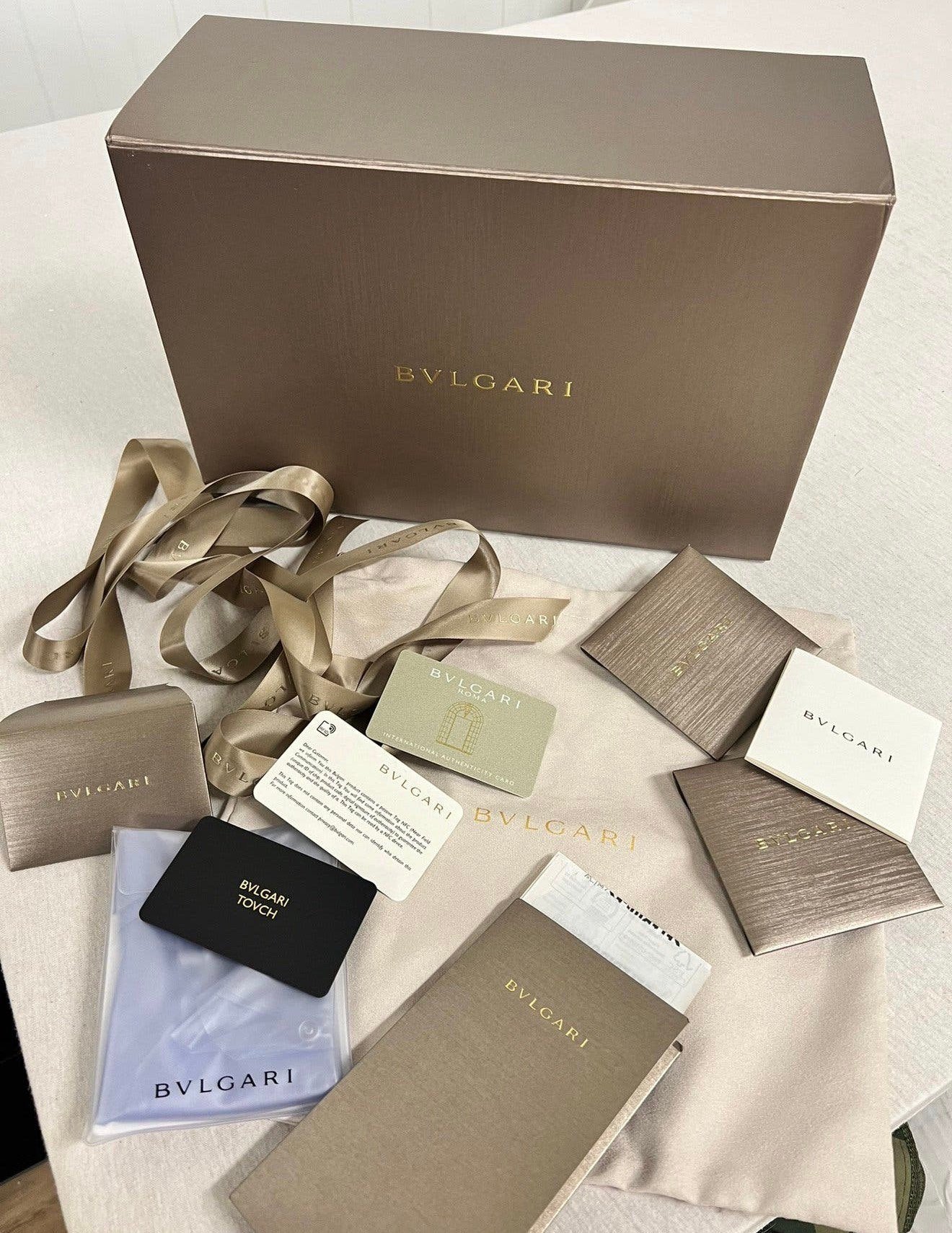 Bvlgari Serpenti jewels doos + certificaat + bon Tas box, P, P, P, Ophalen of Verzenden