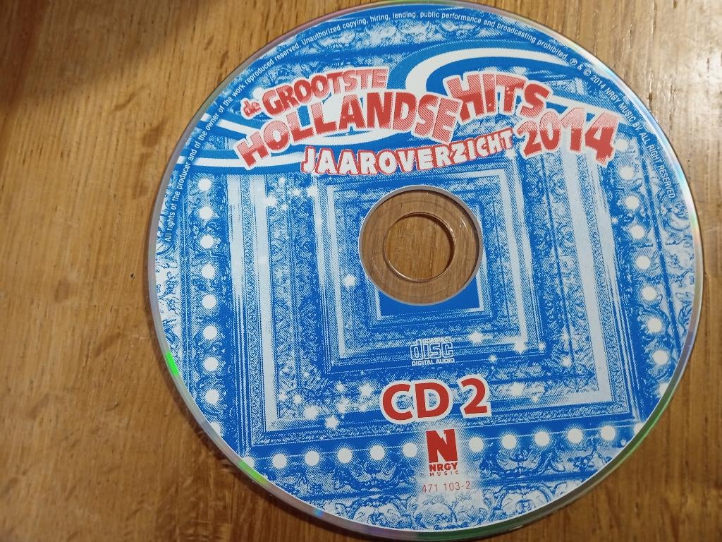 CD - Grootste Hollandse Hits Jaaroverzicht 2014, Ophalen of Verzenden, Gebruikt, Levenslied of Smartlap