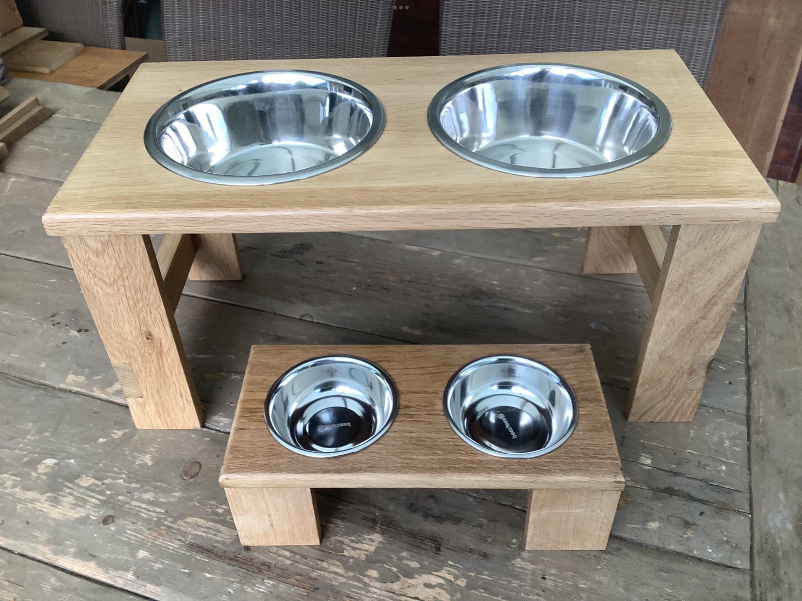 Voerbak standaard voor hond of kat. Handgemaakt., Ophalen of Verzenden, Nieuw