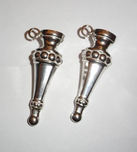 Hanger Breipendoppen Zilver, Overige voorstellingen, Verzenden, Zo goed als nieuw, Zilver