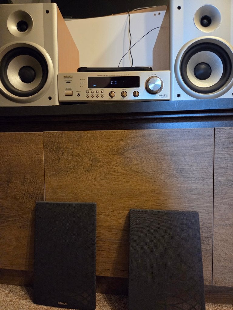Denon DRA-F100 Receiver met speakers en afstandsbediening, Ophalen, Denon, Losse componenten, Zo goed als nieuw