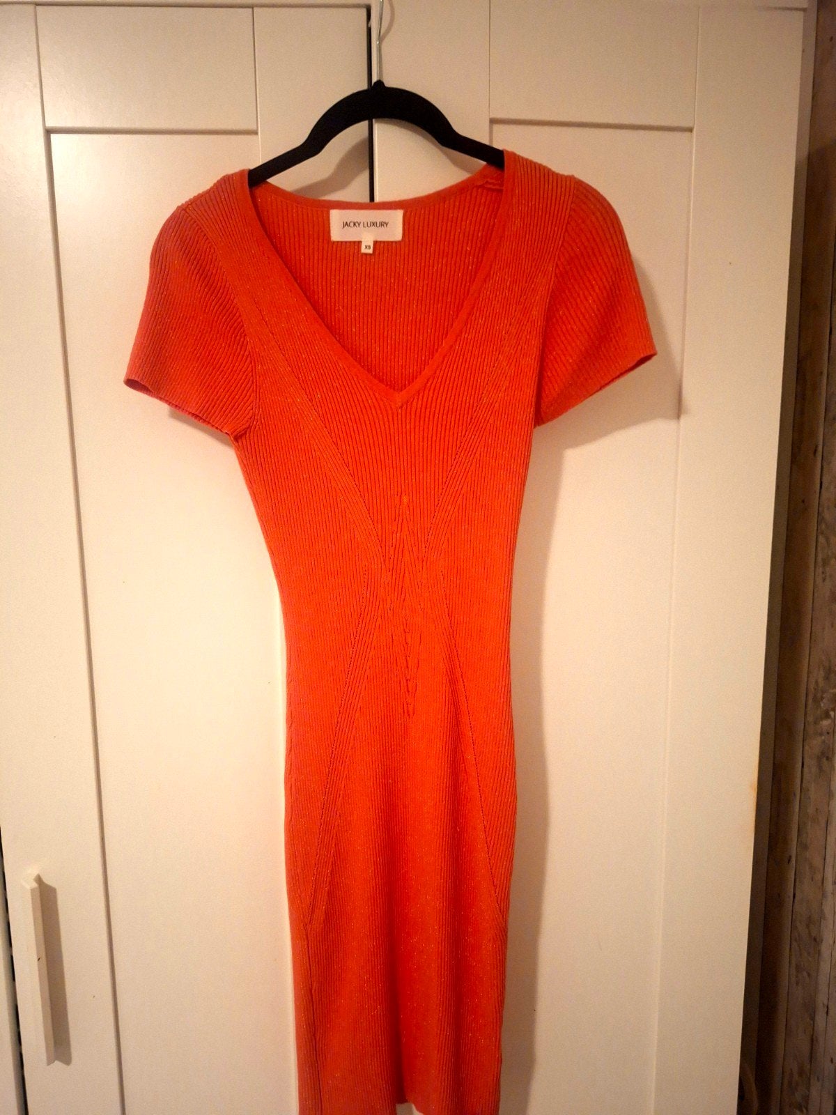 Jacky Luxury jurk - roze tint - Maat XS, Kleding | Dames, Ophalen, Knielengte, Roze, Maat 34 (XS) of kleiner